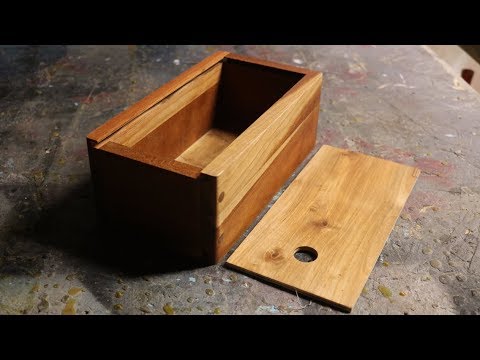 Make a Wooden Box With A Sliding Lid // And Dowel Joinery 