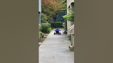 First time trying out my  go kart hover board part 1