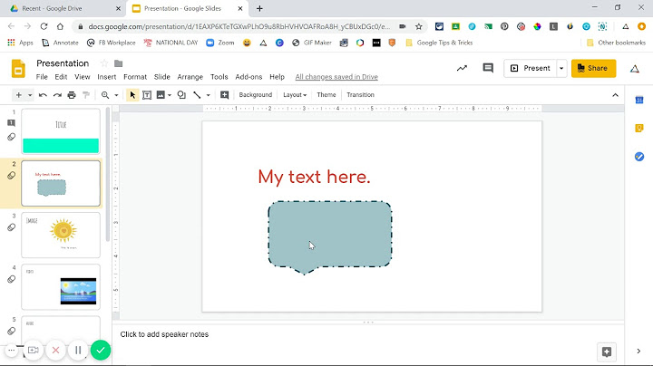 How to group objects in Google Slides on Mac