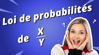 What is the probability distribution of X/Y?