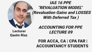 IAS 16 | Revaluation Model | Revaluation Gains and Losses With Deferred Tax Implications | PPE Lec 9