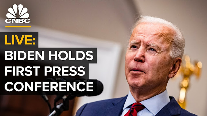 WATCH LIVE: President Biden holds first press conference — 3/25/21