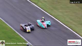 British Sidecar Championship 2025 Round 4 Cadwell Park Sidecar Revival Race 2
