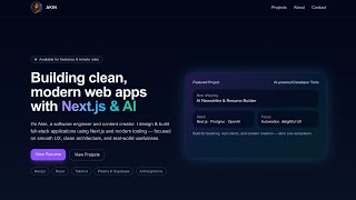 If You Don’t Have a Portfolio Like This… You’re Falling Behind (Next.js 16)