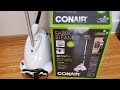 Conair fabric steamer unboxing and use