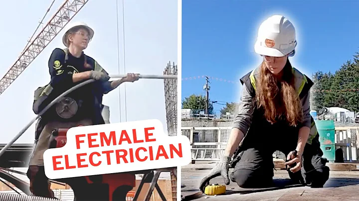 Female electrician shows a day in her life ⚡️