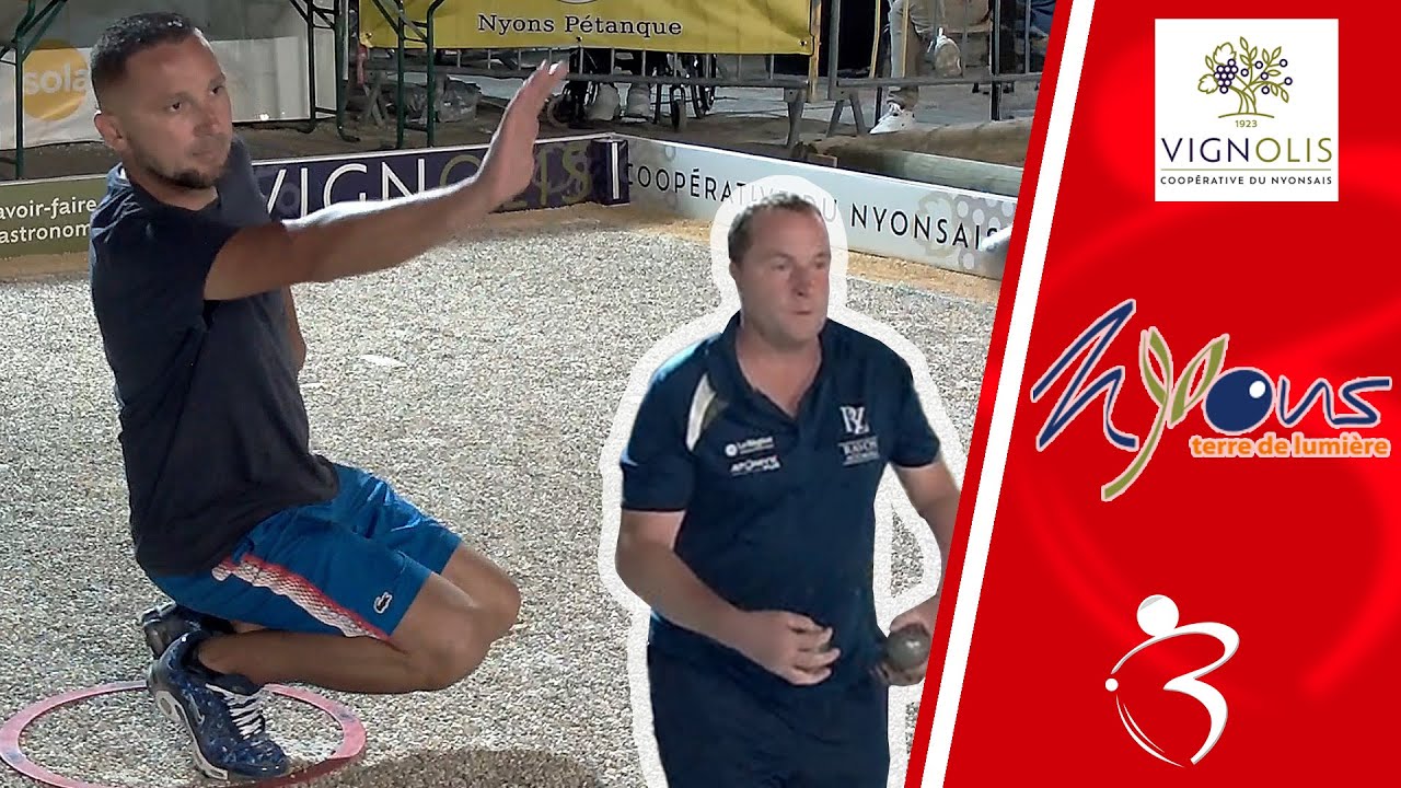 Miniature : Belle Demi-finale N. GARGOWITCH vs J. DUPLAN : National à pétanque tête-à-tête de Nyons 2023