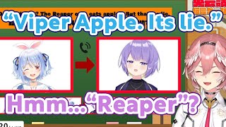 Moona showed incredible understanding of Japanglish in a telephone game【Hololive Clip/EngSub】