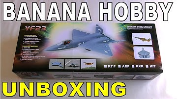 Banana Hobby / LX Models YF-23 ATF UNBOXING Part 1 of 3 in HD By: RCINFORMER