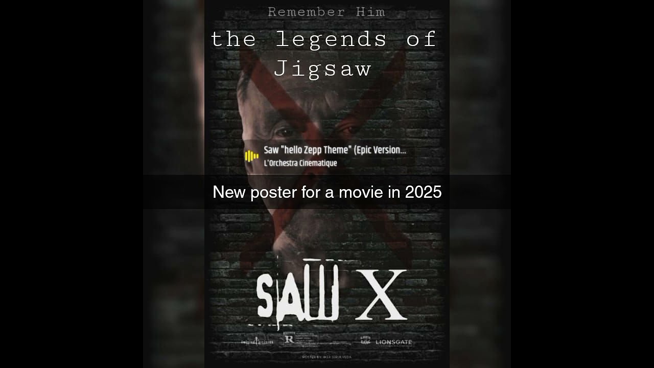 Saw 10 The Legends Of Jigsaw Poster Movie Coming In 2025 YouTube Maxres2
