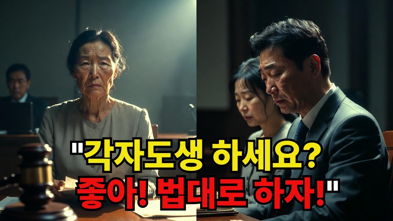 [실화 사연] 엄마 평생 모실게요! 했던 아들, 집 받자마자 비밀번호 바꾸고 잠적? / 엄마의 통쾌한 반전!