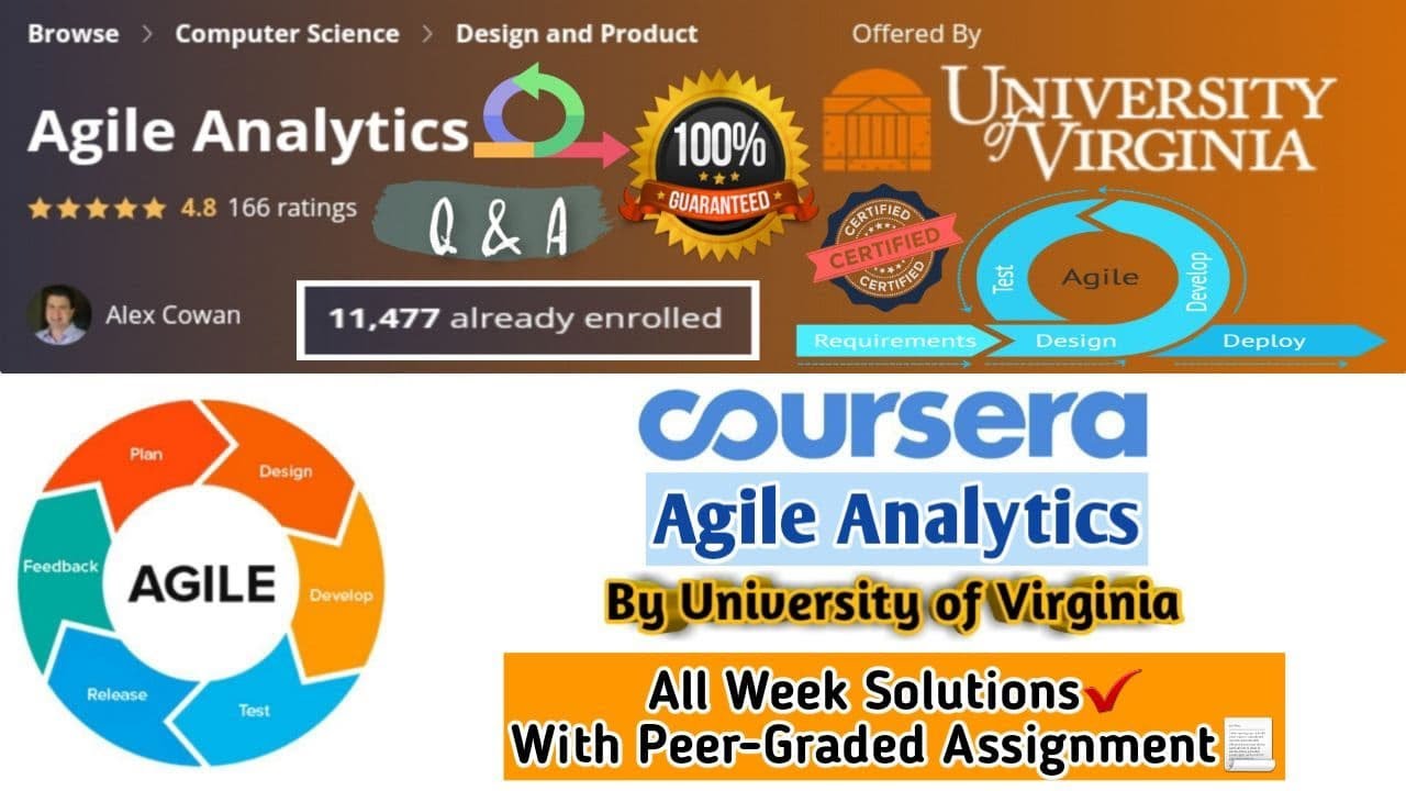 Agile Analytics | University of Virginia | Coursera | All Week Quiz