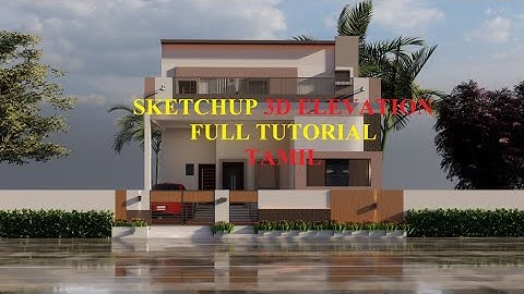 SketchUp pro 2022 FULL tutorial for beginners TAMIL#SketchUp #sketchuptutorial #video #youtubevideo