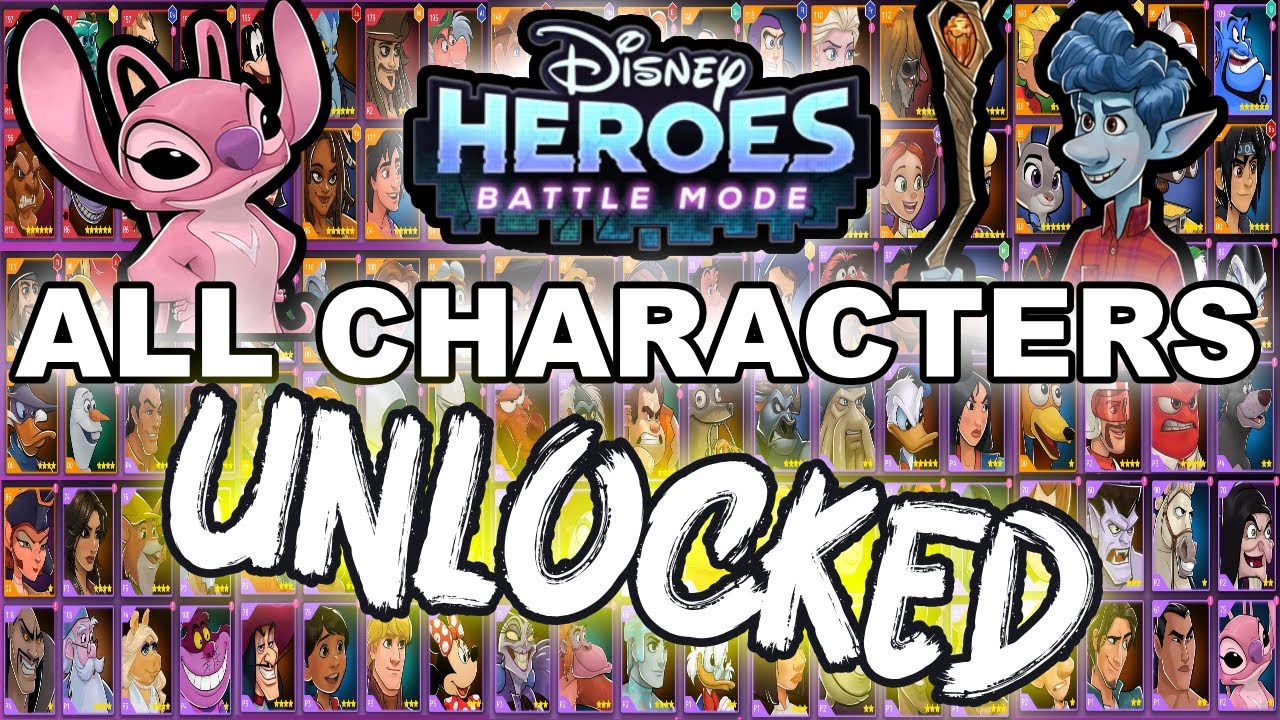 Disney Heroes Battle Mode ALL CHARACTERS UNLOCKED UPDATED Gameplay Walkthrough - iOS / Android