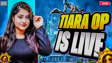 🔥BGMI GIRL GAMER LIVE | 👑TIARA OP IS LIVE 👑#bgmilive #pubg #shortsfeed #shorts #gaming