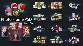Pro Photo Collage Frame Templates In PSD Files |Sheri Sk| |Photo Frames Download| screenshot 3