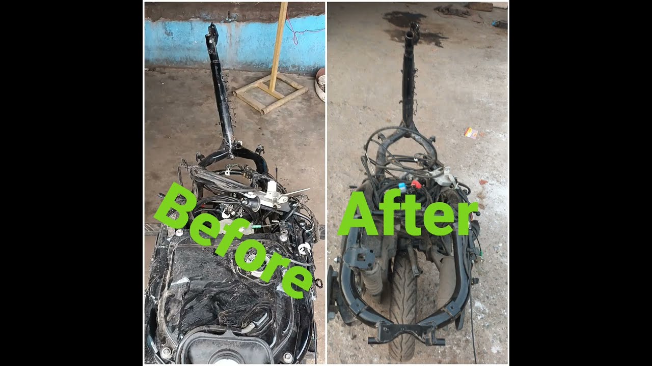 HONDA ACTIVA BS6 CHASSIS ALIGNMENT AND REPAIR SPEECH IN TAMIL