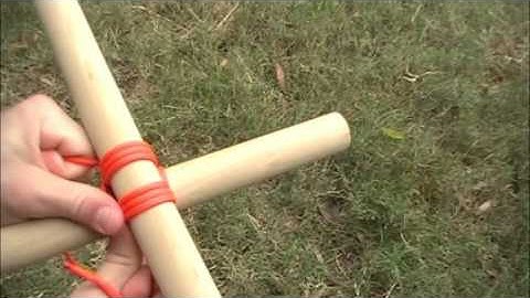 Knot of the Week - Japanese MK II Square Lashing