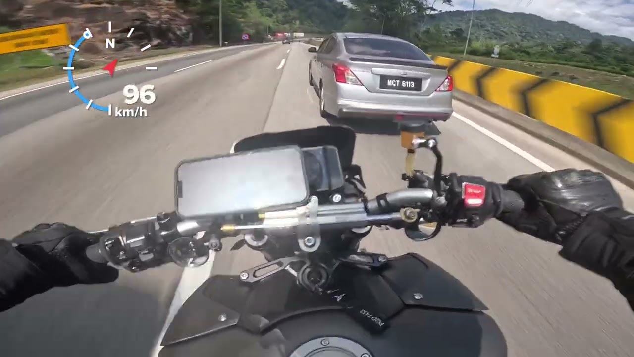 Mt09 ride pov karak highway otw go zues coffee 