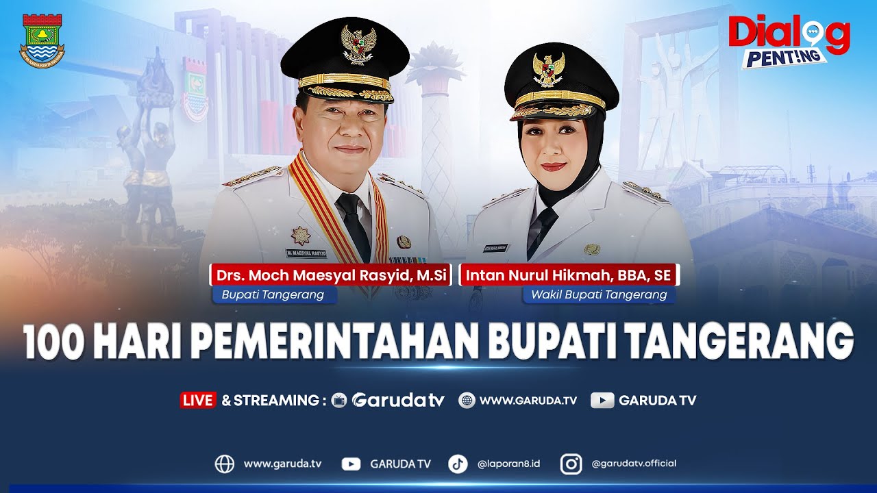 π΄DIALOG PENTING : 100 Hari Pemerintahan Bupati Tangerang - YouTube