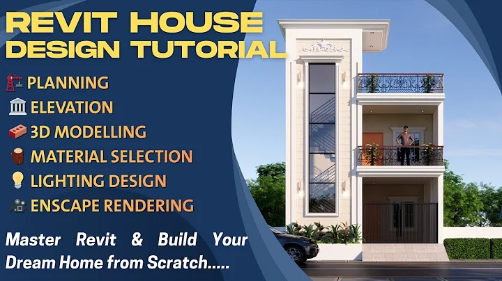 23X40 COMPLETE HOUSE EXTERIOR DESIGN USING REVIT + ENSCAPE.