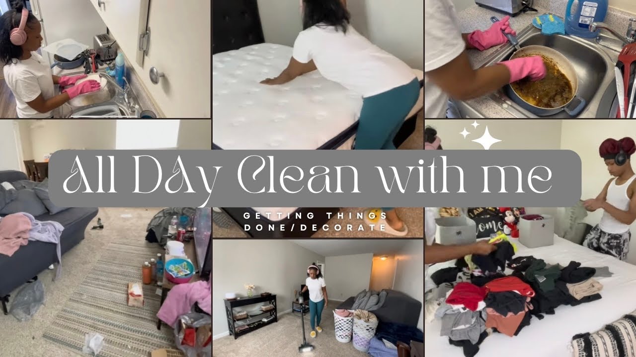 All day Clean with me! Whole Apartment/Cleaning Motivation - YouTube
