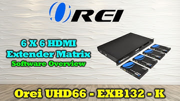 Software Overview of UHD66-EXB132-K