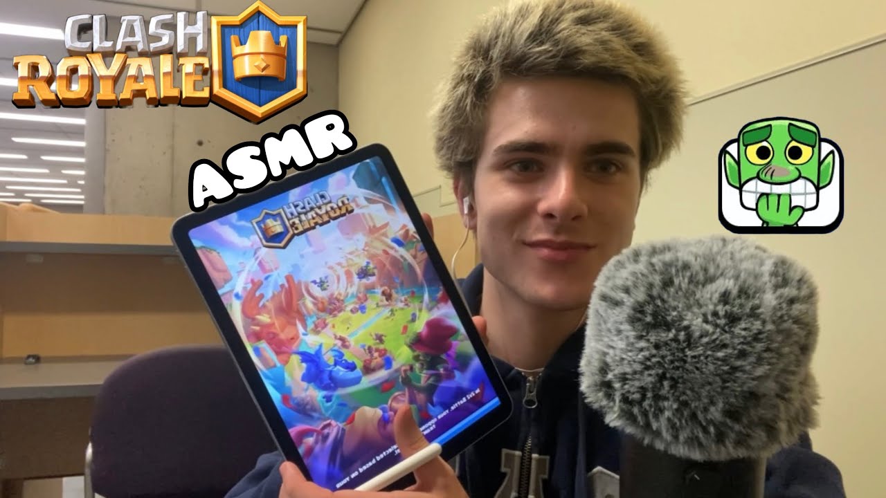 ASMR Clash Royale в библиотеке моей школы…