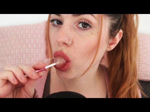 ASMR LOLLIPOP MOUTH AND TEETH SOUNDS :)