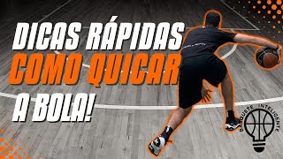 Como quicar a bola de basquete de forma correta | Manejo de bola |Treino de basquete para iniciantes