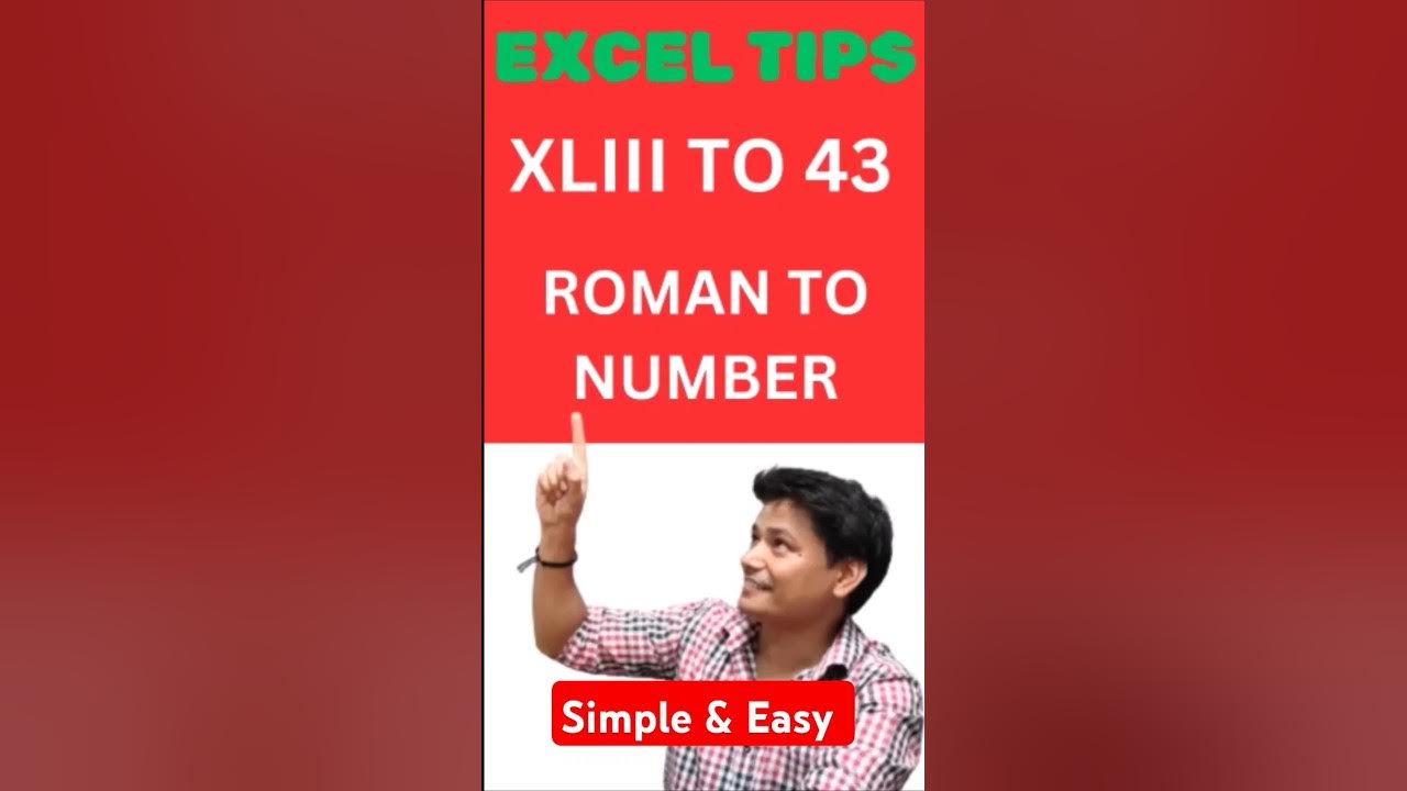 Convert Roman To Number exceltutorial learnmore learnmoregetmore convert-roman-to-number-exceltutorial-learnmore-learnmoregetmore