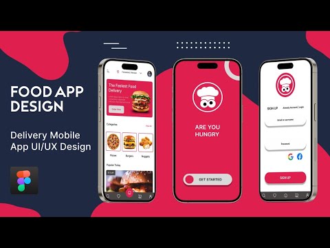 Food App Design in Figma Delivery Mobile App UI/UX Design