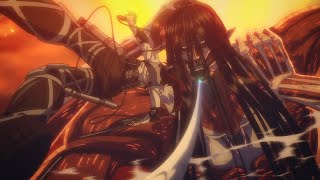 Video thumbnail of "Mikasa Kills Eren 4K - Colossal Titan Armin VS Eren Final Fight | Eren Yeager Death Scene"