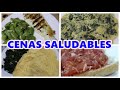 💡IDEAS DE CENAS FACILES Y SALUDABLES 🥗|| COCINA CONMIGO👩‍🍳