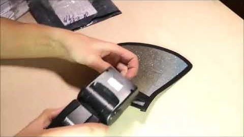 PhotoCame Dual Flash Diffuser Reflector (silver/white)