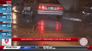 San Mateo County prepares for heavy rain