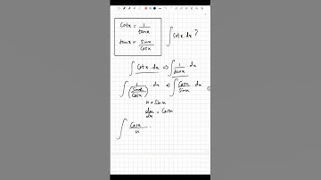 How to integrate Cot(x)?