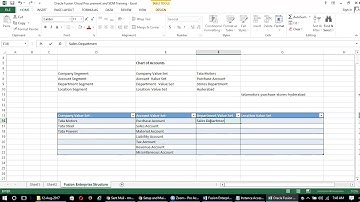 Oracle Fusion Cloud Creation of Primary Ledger and COA Values
