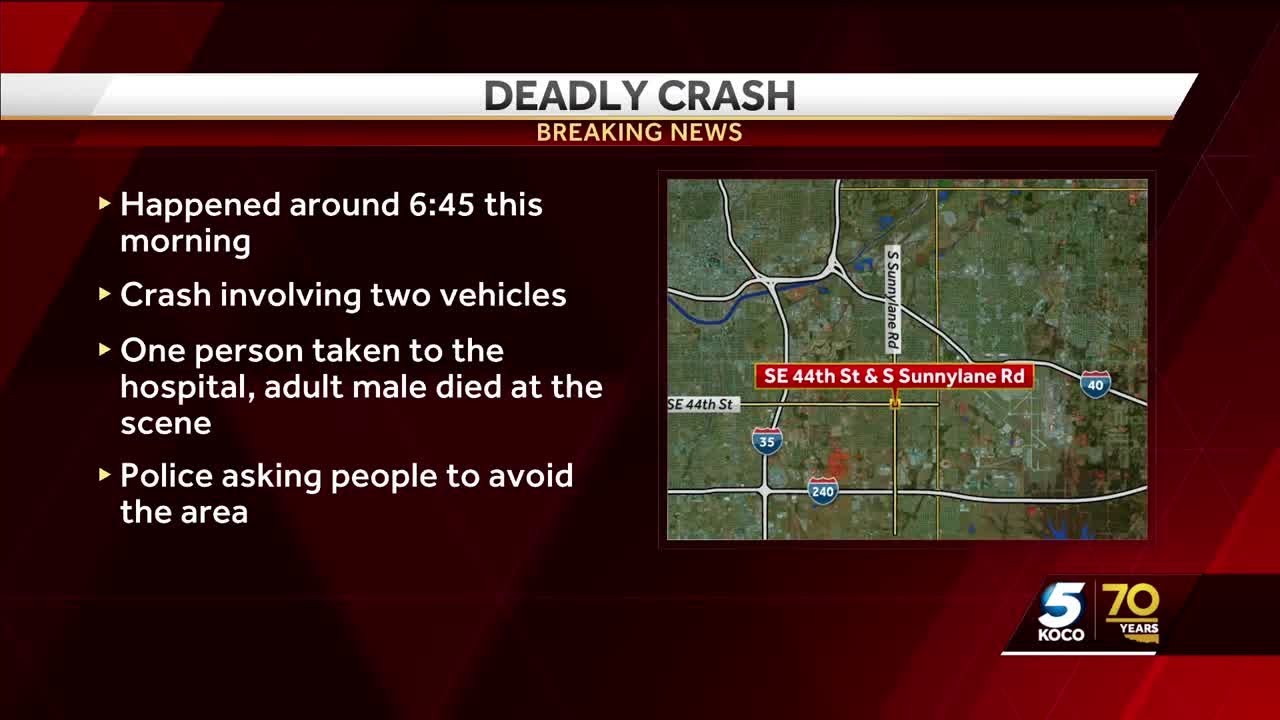 OCPD: One killed, one injured in SE OKC Crash - YouTube