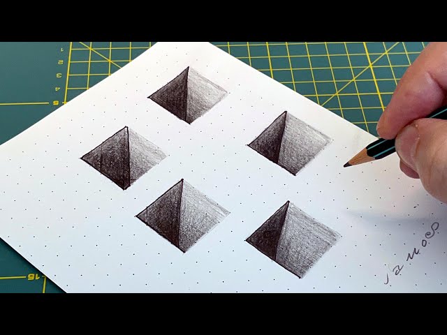 3 Amazing 3D Drawings On Paper, How To Draw 3D Art On Paper, 3D Drawings  on Paper
