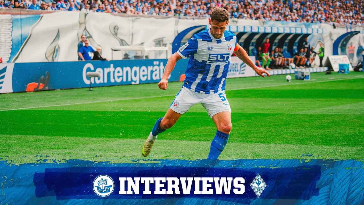🎤 Interviews nach dem 2. Spieltag: F.C. Hansa Rostock vs. SV Waldhof Mannheim | 3. Liga ⚽ #fch