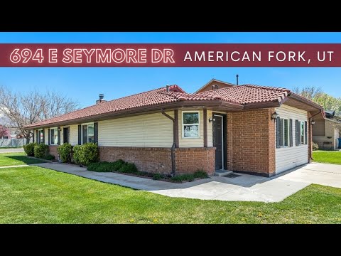 694 E Seymore Dr N, American Fork, UT home video tour