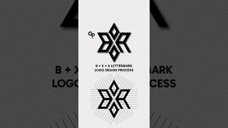 B   X   A Lettermark Logo Design Process | Adobe Illustrator Tutorial #logo #adobeillustrator