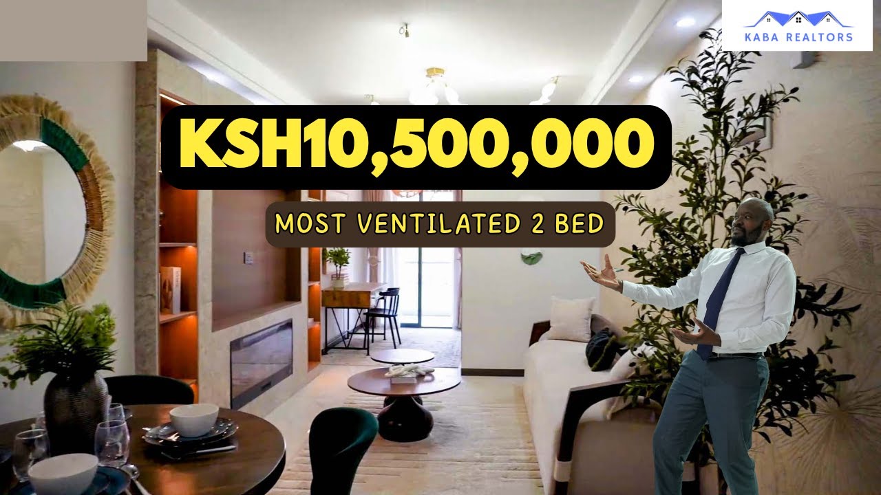 Inside one of the most ventilated Ksh10.5M 102sqm all ensuit 2br apartment in Kilimani