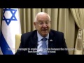 Congratulation of the president of israel mr reuven rivlin to gesher theater