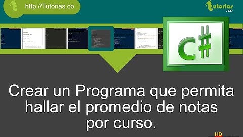 arrays – visualStudio c# (promedio de notas por curso)