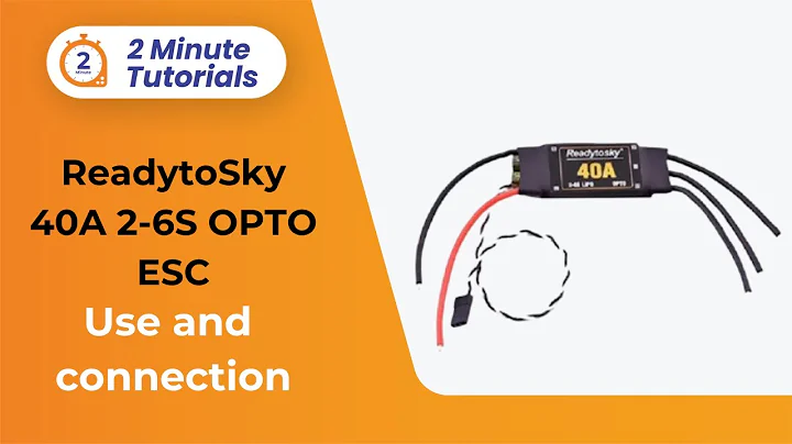 Readytosky Opto ESC Usage and Connection | Robu’s Two Minute Tutorials | Robu.in