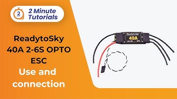 Readytosky Opto ESC Usage and Connection | Robu’s Two Minute Tutorials | Robu.in