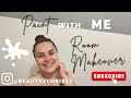 Budget Friendly Room Makeover!! Paint with me!