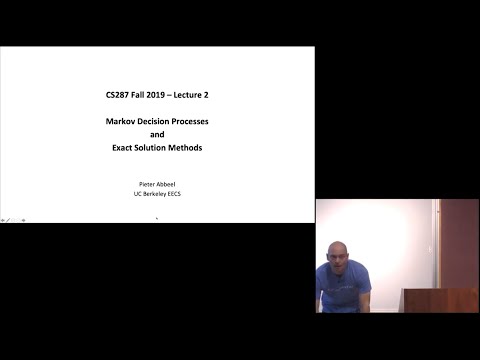 Lecture 2 Markov Decision Processes -- CS287-FA19 Advanced Robotics at UC  Berkeley - YouTube